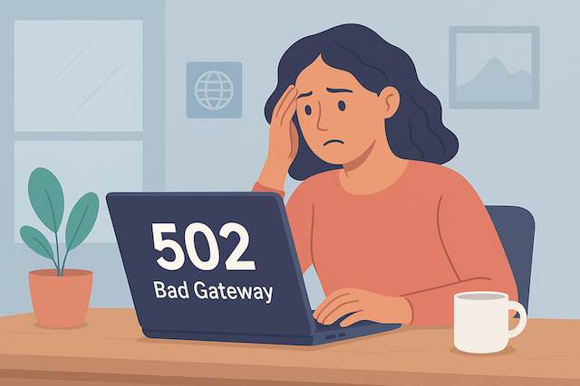 What to Do When You See a 502 Bad Gateway Error (and How to Fix It Fast)