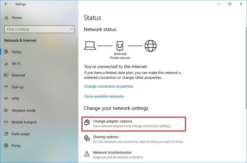 Adapter Setting