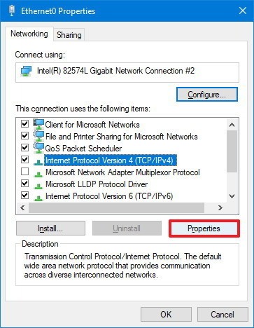 Networking setting