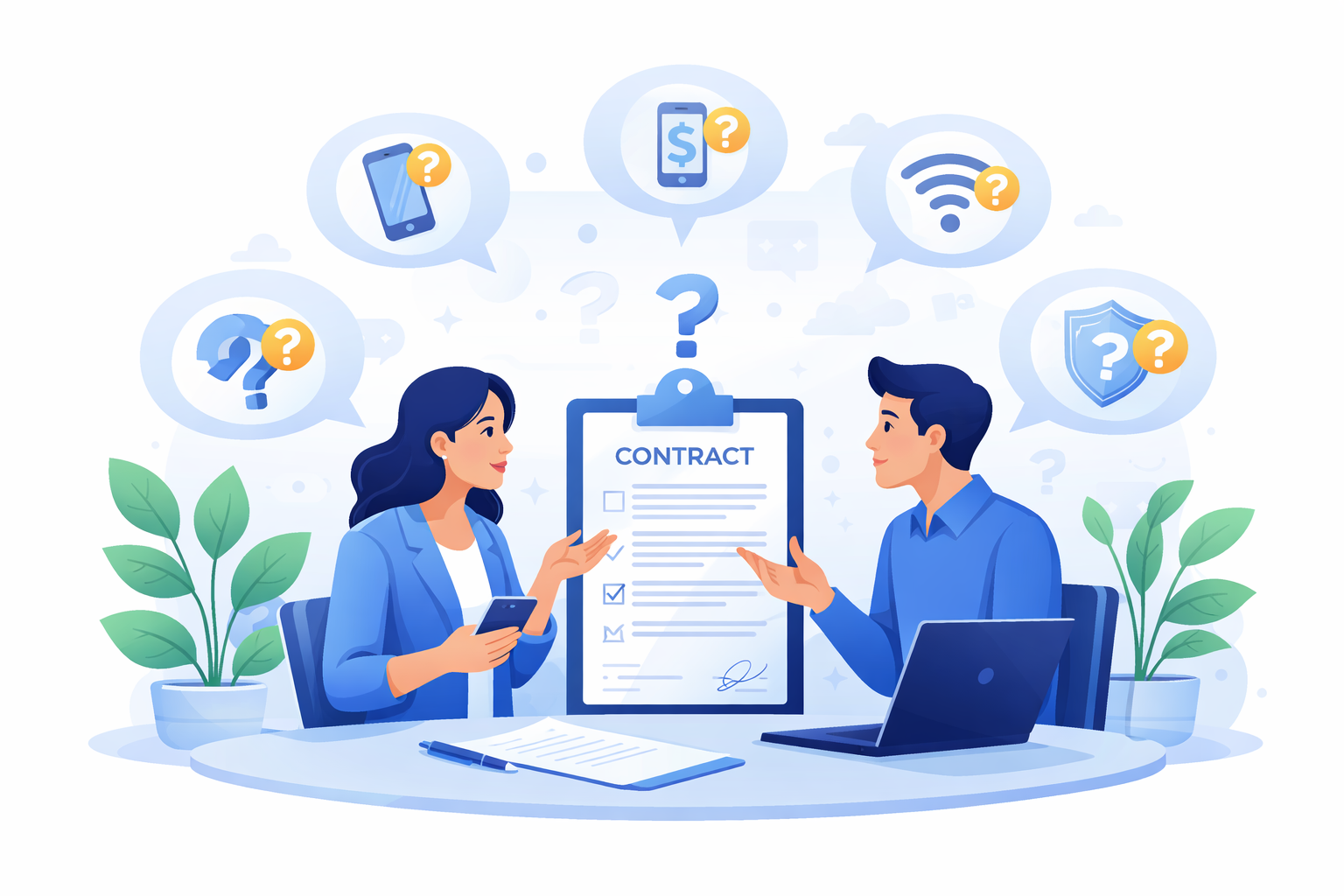 5 Questions to Ask Before Signing a New Phone or Internet Contract