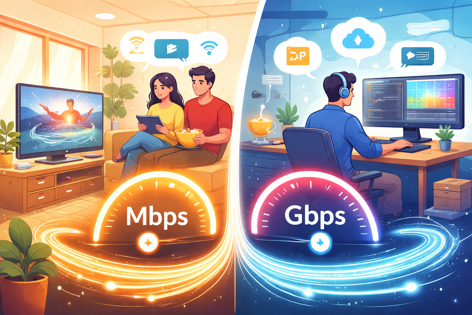 Internet Speeds Explained: Mbps vs Gbps Made Simple