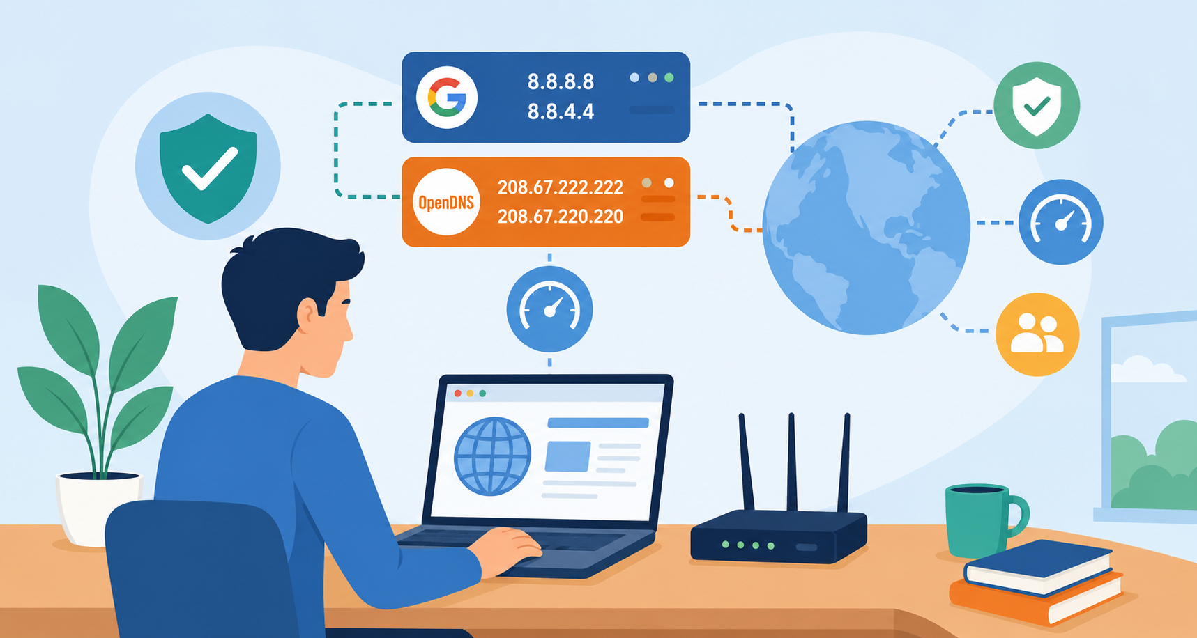 Faster Browsing With Google DNS and OpenDNS
